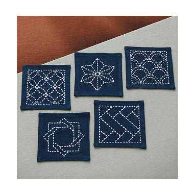 Olympus Sashiko Kit - Coasters with Traditional Patterns
