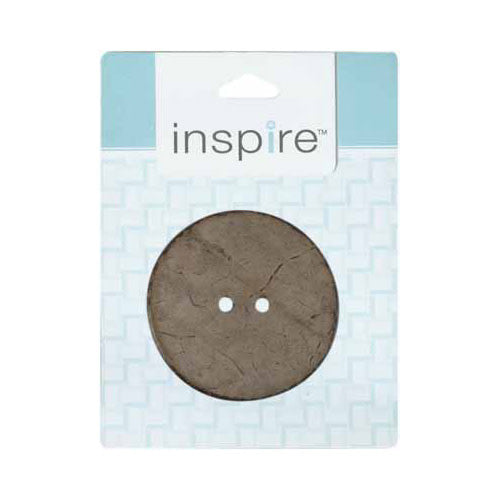 INSPIRE 2 Hole Button - 38mm (11⁄2″) - 2 count - Coconut