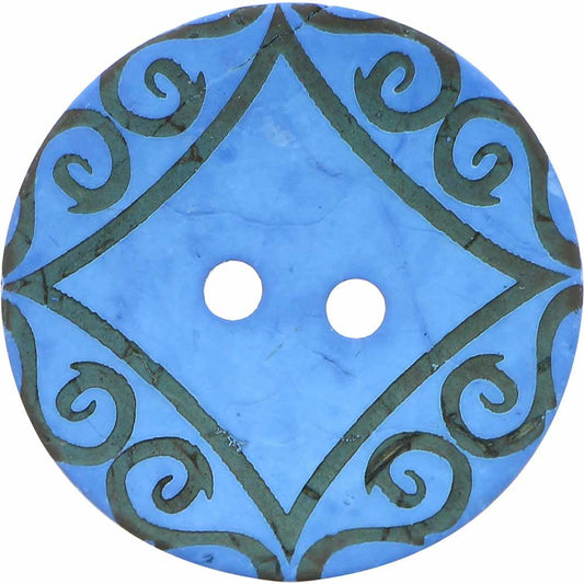 41mm 2-Hole Btn, Royal