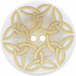 INSPIRE 2 Hole Button - 28mm - White/Gold