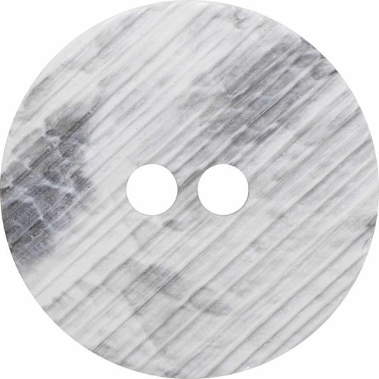 34mm 2-Hole Btn, White