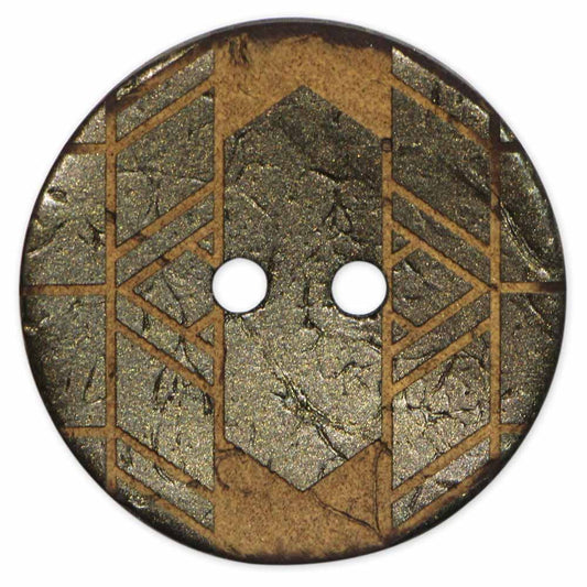 INSPIRE 2 Hole Button - 40mm (15⁄8″) - 2 count - Akoya Shell