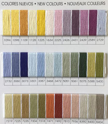 Presencia Embroidery Floss Colours 0001-6999