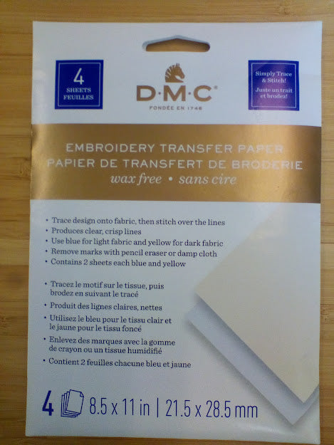 Papier transfert DMC