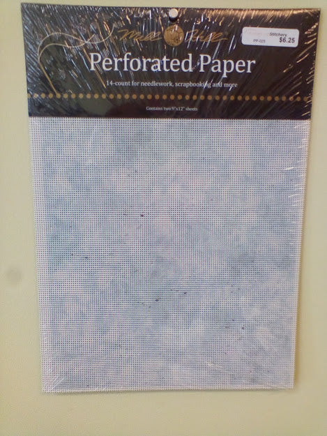 Mill Hill - Perforated Paper - Blue Granite