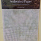 Mill Hill - Perforated Paper -  Green Granite