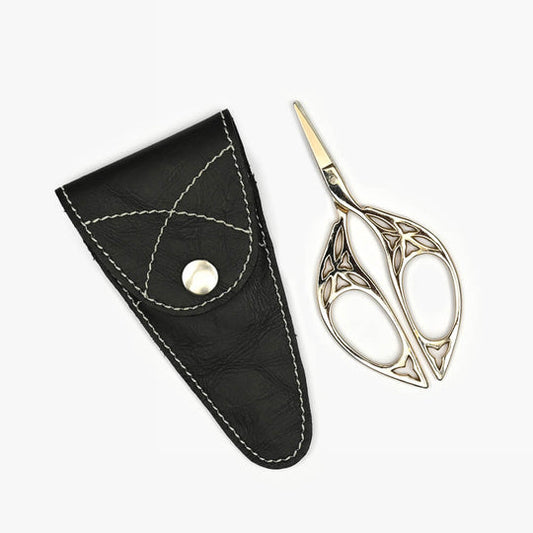 Lantern Moon Scissors with Genuine Leather Case
