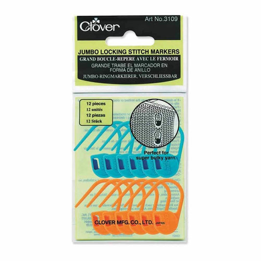 Clover Jumbo Locking Stitch Ring Markers