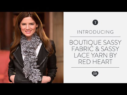 Tissu Sassy Boutique rouge avec des coeurs