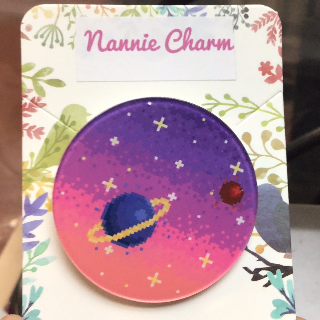 Nannie Charm Pin - Save Earth to Save Ourselves