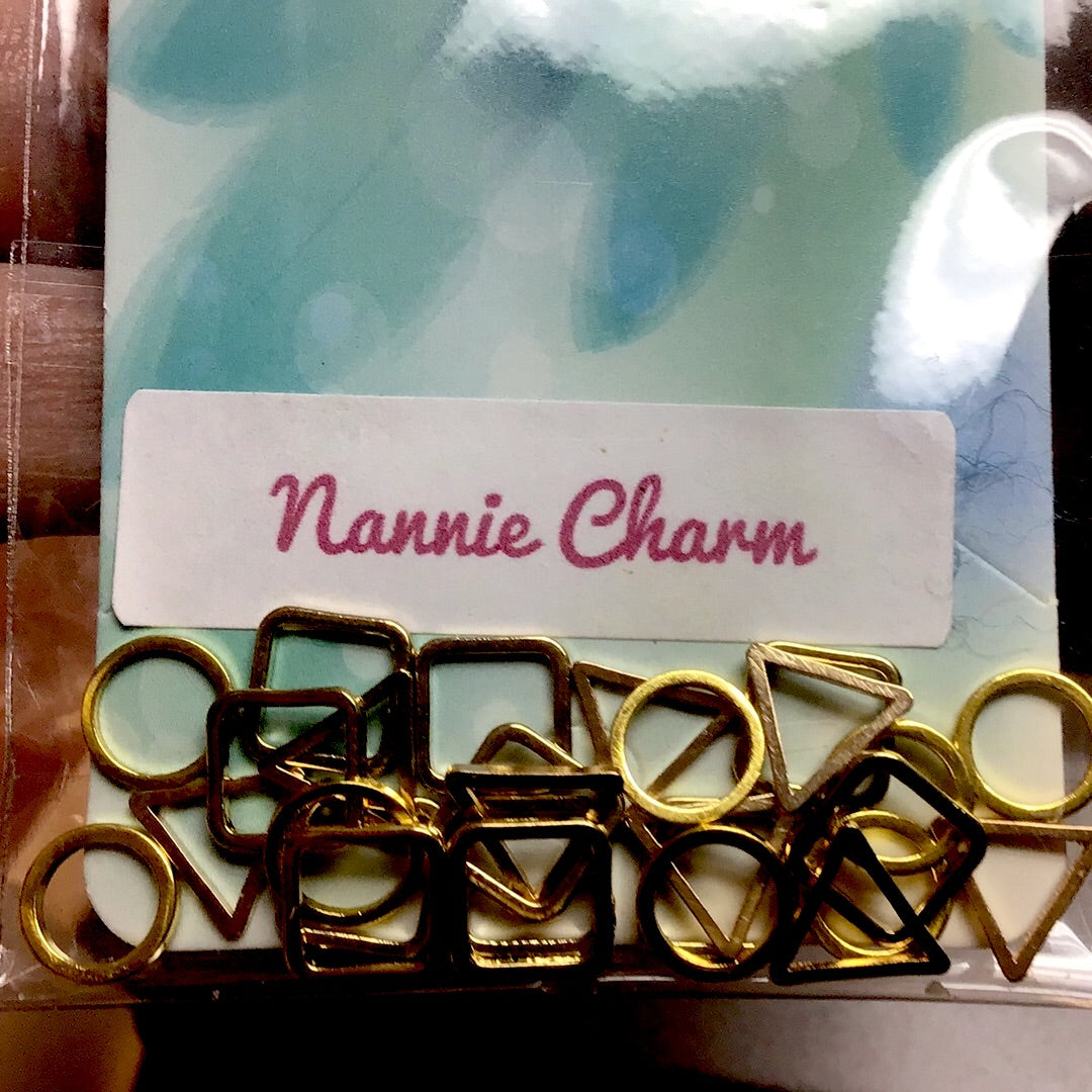Nannie Charm Geo Petites Knit Markers