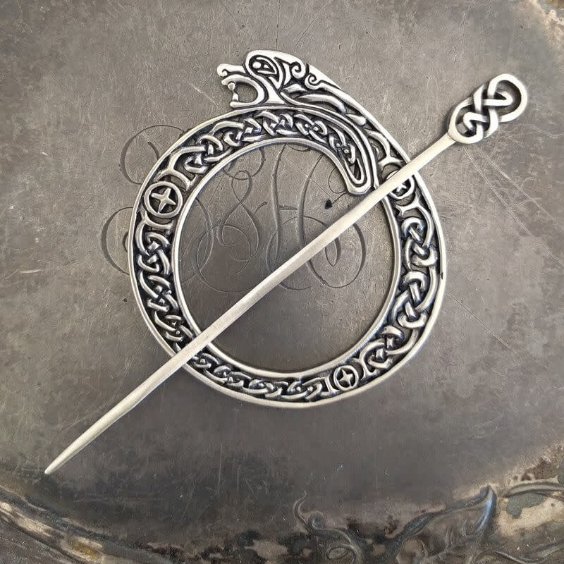 JUL Designs Épingle à châle Lion celtique