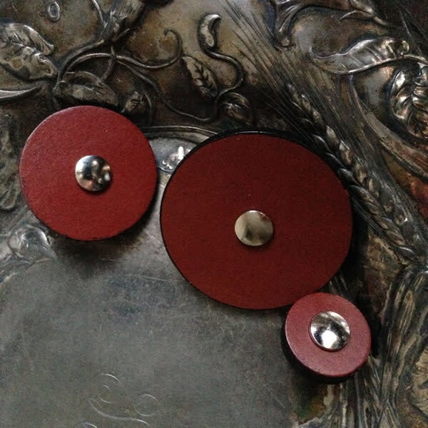 JUL Designs Leather Pedestal Button