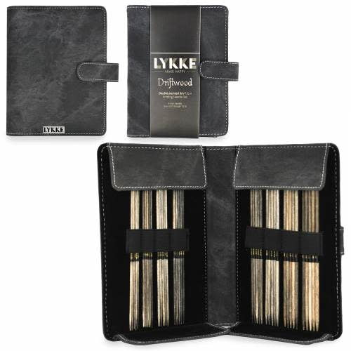 LYKKE 6" Double-Pointed Needle Set Driftwood Small Sizes