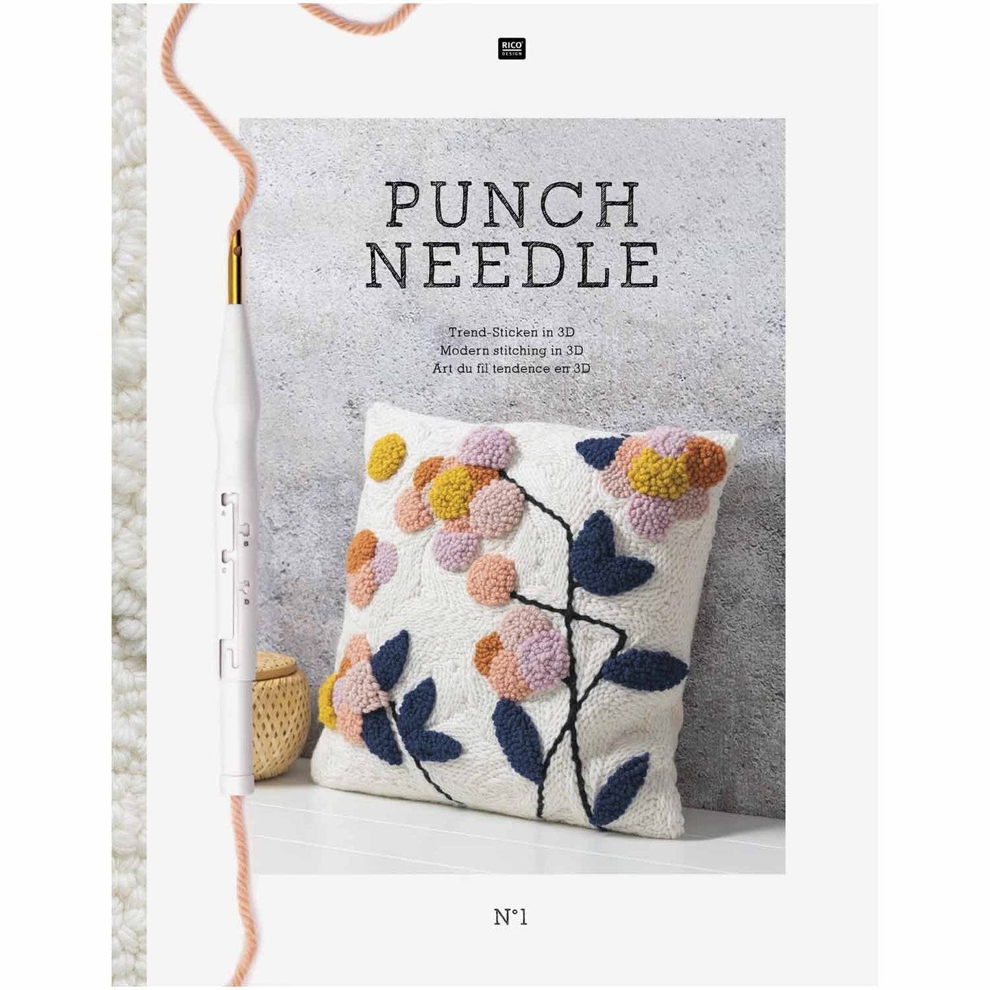 Punch Needle : la couture moderne en 3D par Rico